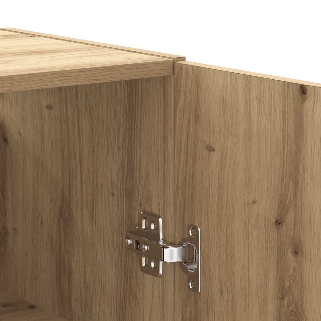 Wall Mounted Cabinet Artisan Oak 69.5x34x90 cm